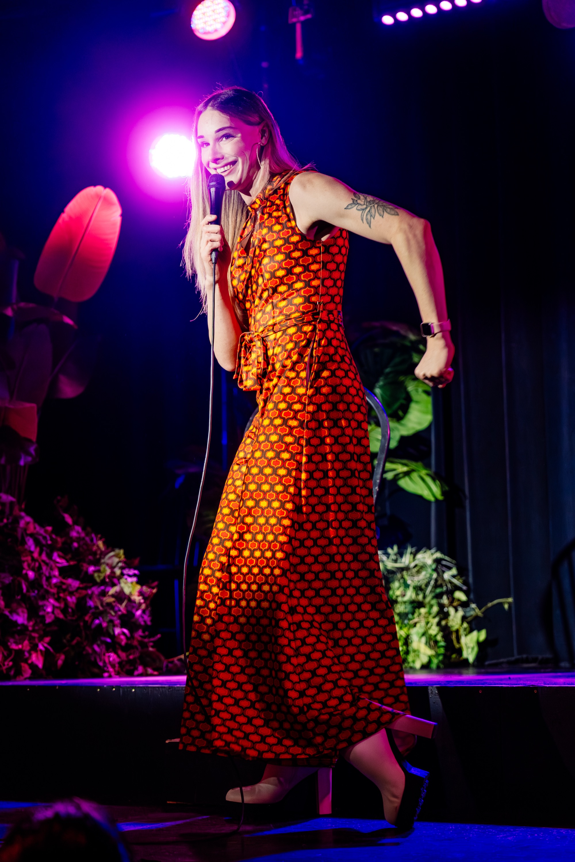 Jess Lupini on stage